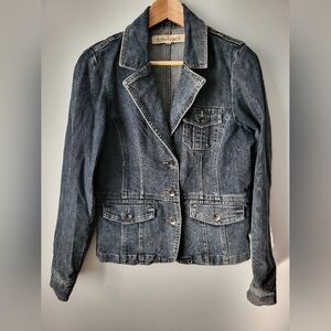 CONTRAST Jean Jacket size 9